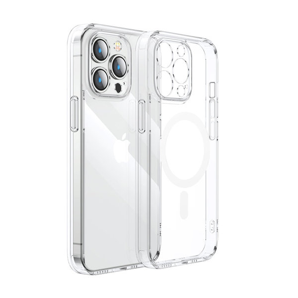 Joyroom 14D Magnetic Case Magnetic Case for iPhone 14 MAX Compatible with MagSafe transparent (JR-14D7)