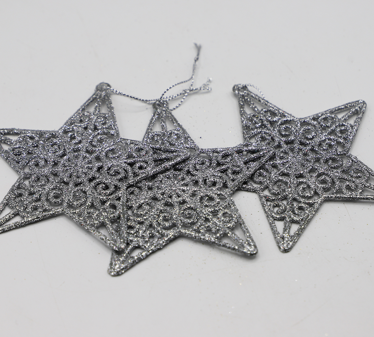 Set of Shiny Stars For Ramadan Decorations - 3 Pieces