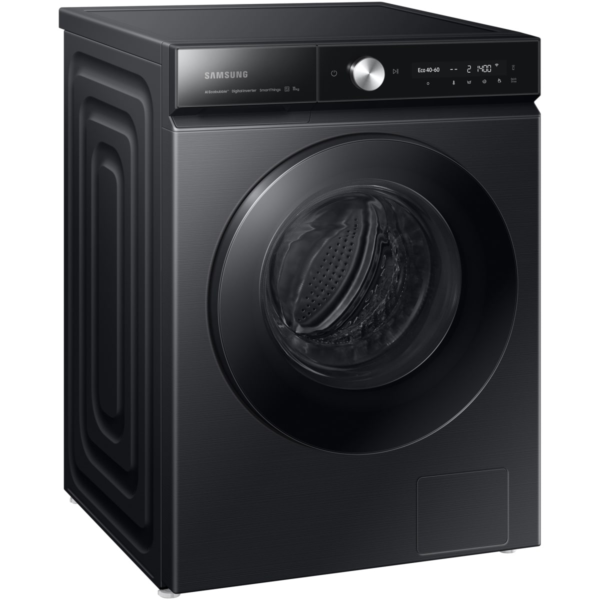 SAMSUNG Washing Machine 11Kg 23 Programs 1400RPM - Black
