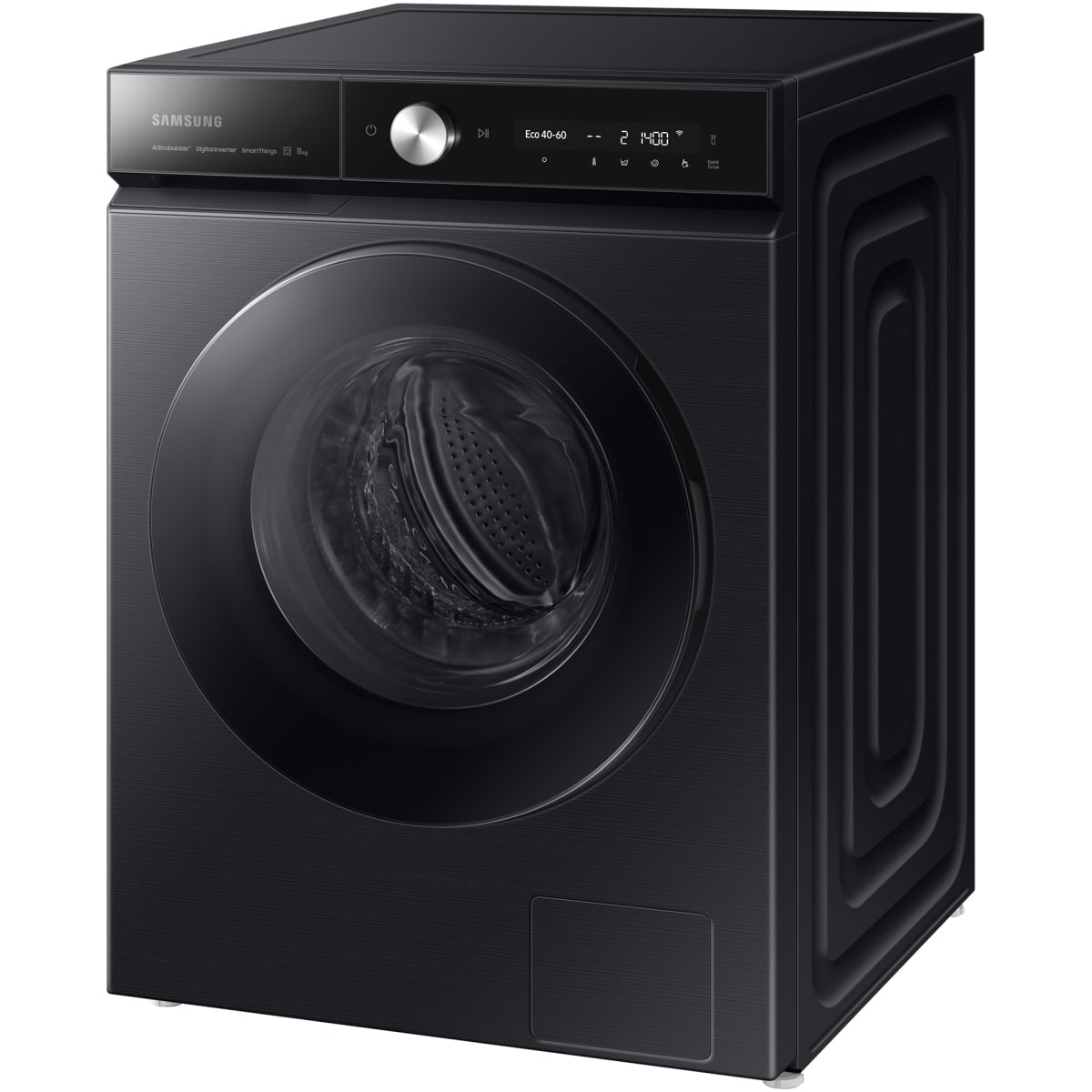 SAMSUNG Washing Machine 11Kg 23 Programs 1400RPM - Black