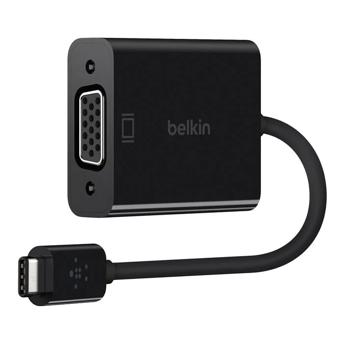 Belkin F7U081btBLK USB-C Audio + USB-C Charge Adapter, fast charging up to 60W