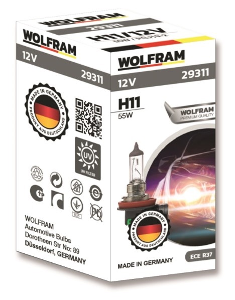 Wolfram H11 Standard Light 12 V 55 W.