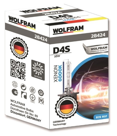 Wolfram  D4S Automotive Bulb Xenon White Light 12V 35W
