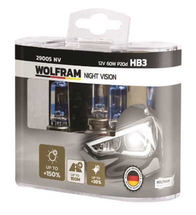 Wolfram HB3 Night Vision 12V 60W