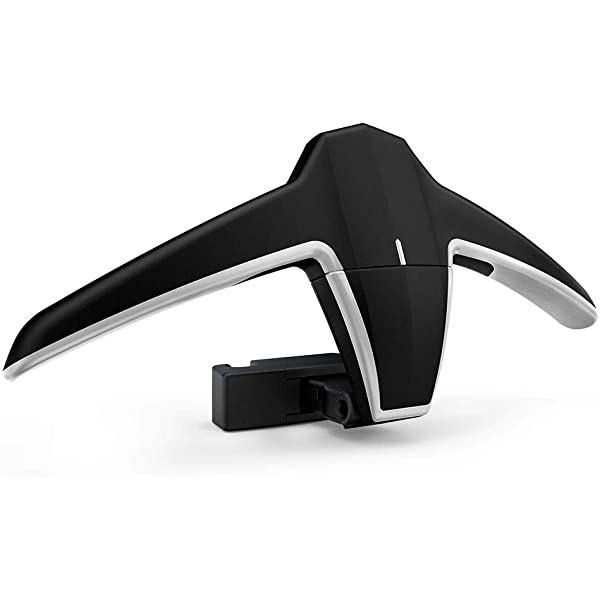 Luxurious clothes hanger for cars in black
