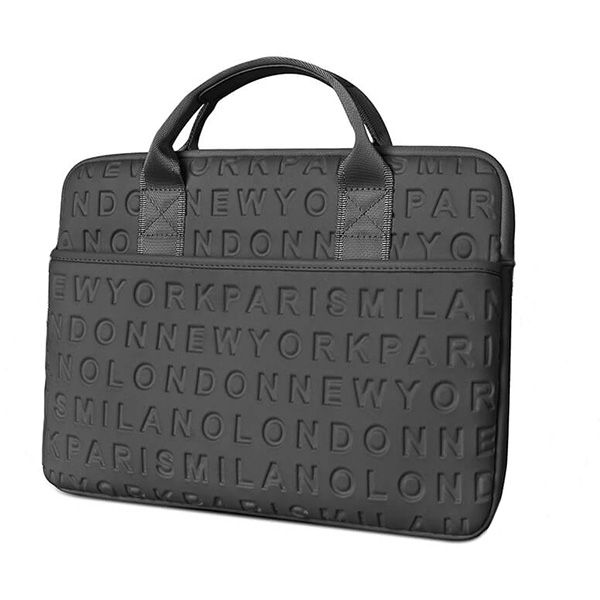 black Vogue Laptop Shoulder Bag 13-13.3 inch slimcase Waterproof Laptop Carrying Case