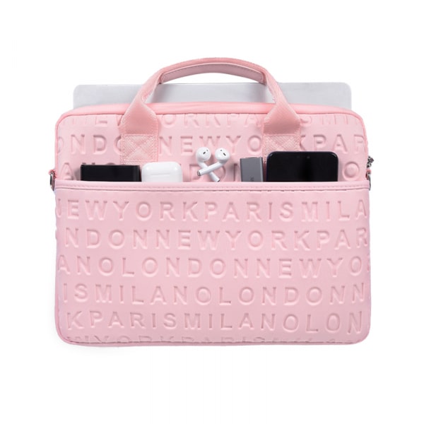 pink Vogue Laptop Shoulder Bag 13-13.3 inch slimcase Waterproof Laptop Carrying Case