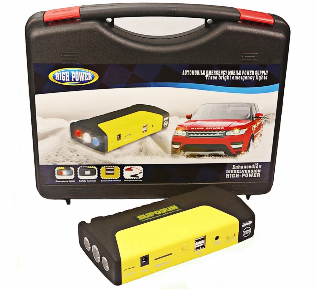Car charger bag Battery capacity 50800 mAh