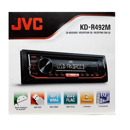 JVC Motor Registrar USB / AUX / CD