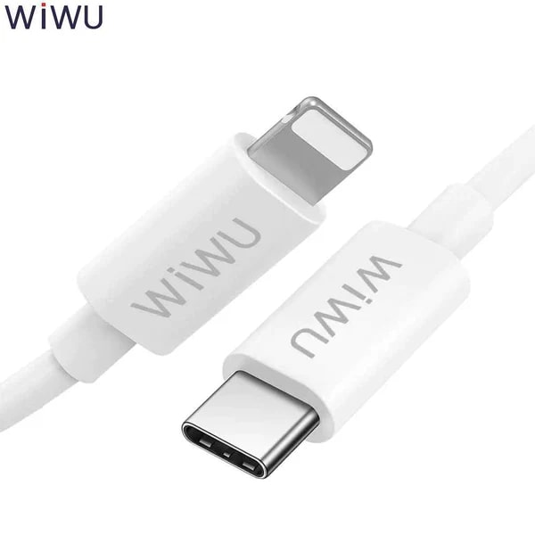 WIWU G90 20W USB-C To Lightning Cable 2.4A 1.2m - White