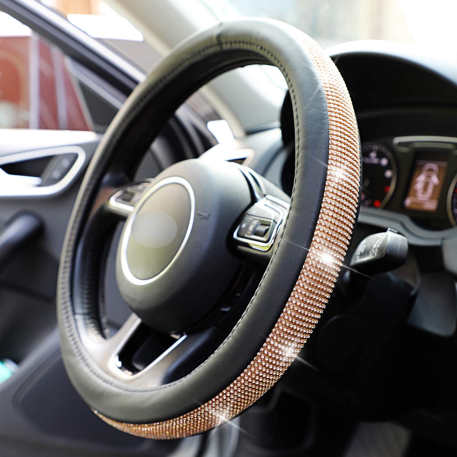 steering wheel cover gold Color
