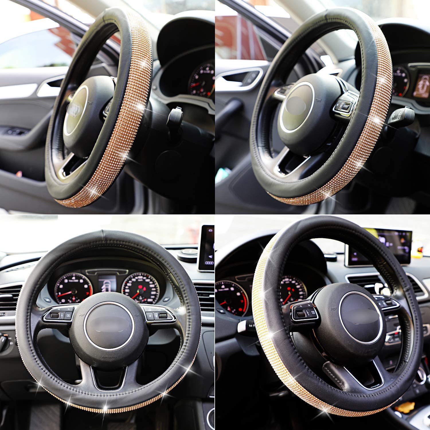 steering wheel cover gold Color