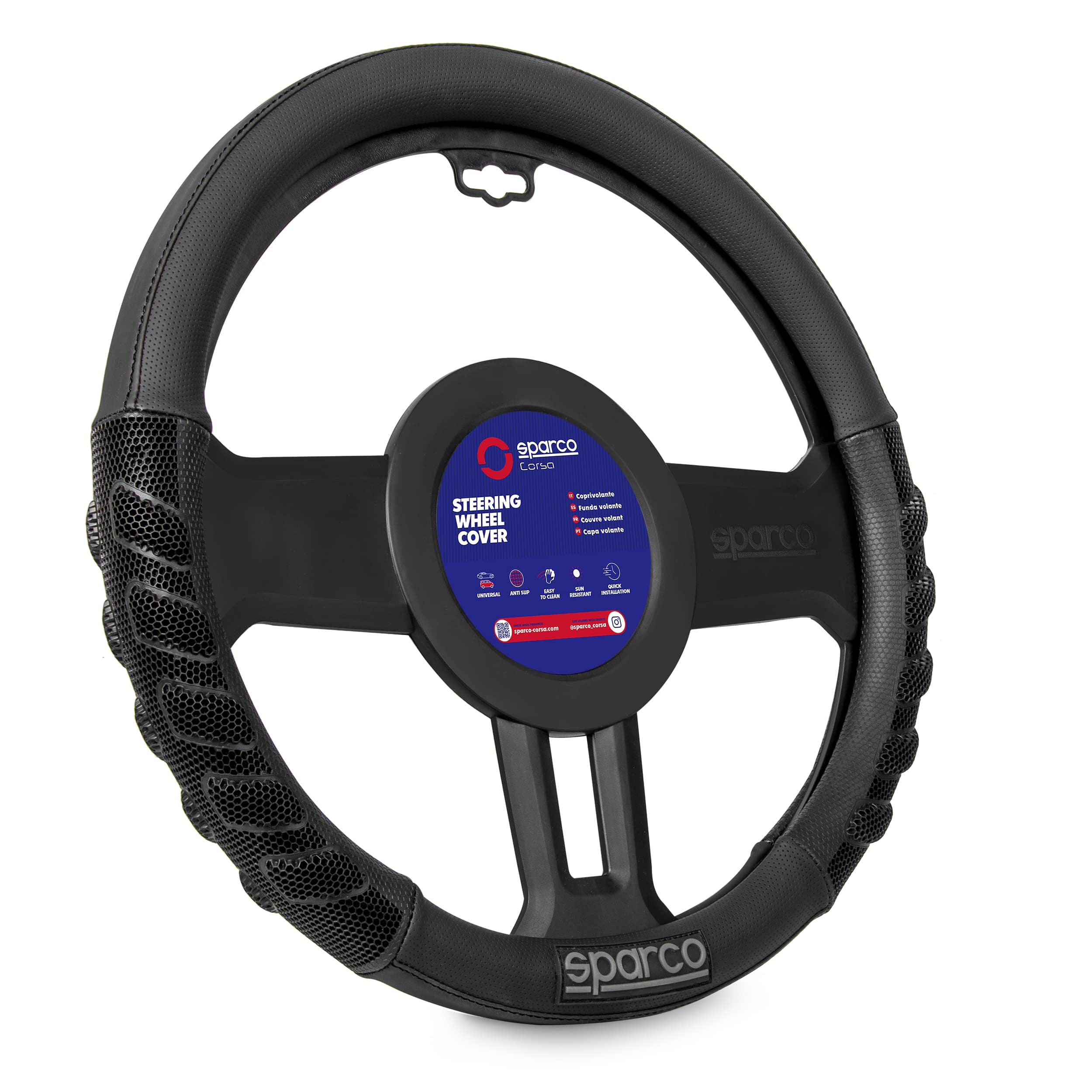 SPARCO cover steering black