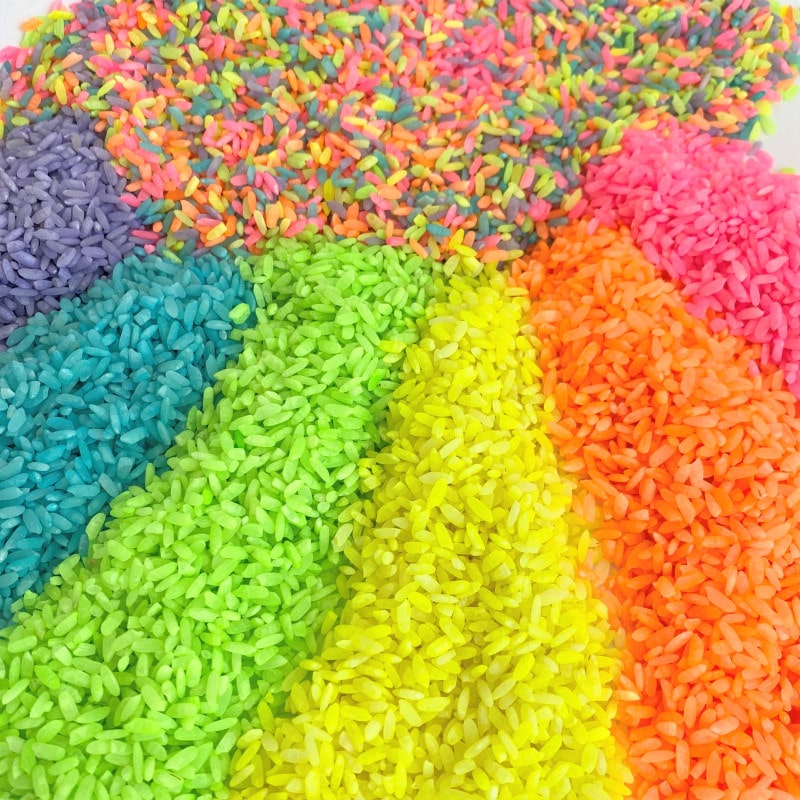 YIPPEE! Sensory Colored Rice - mixed colors