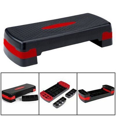 Step Small Gym Aerobics Fitness Aerobic Stepper with Height Adjustments