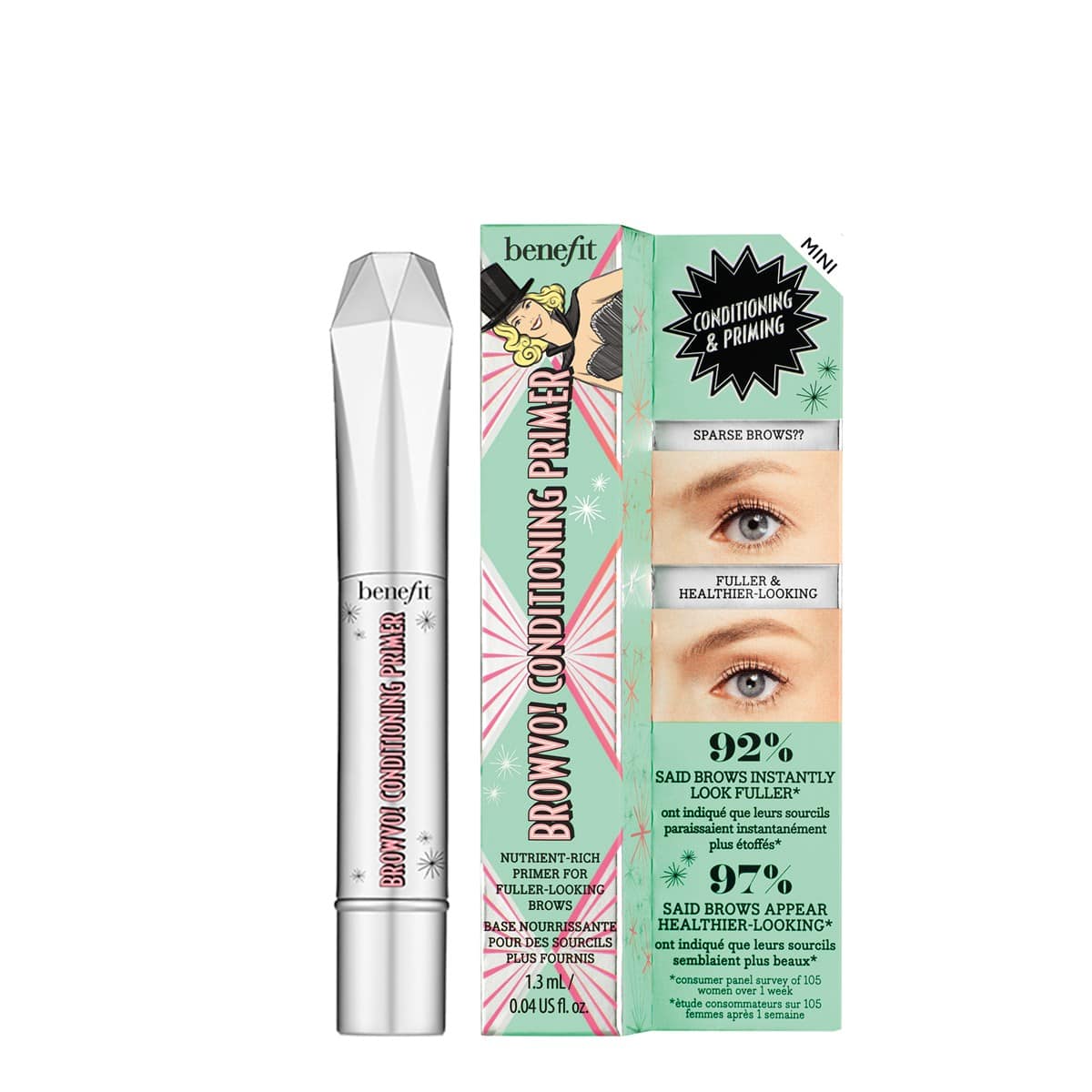 BROWVO! Conditioning Eyebrow Primer Mini by Benefit