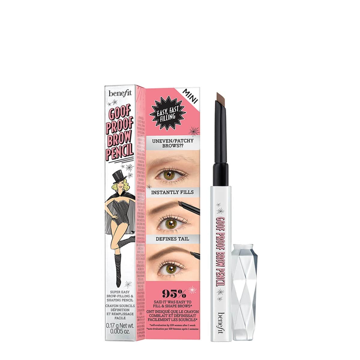 Goof Proof Eyebrow Pencil Travel Size Mini by Benefit