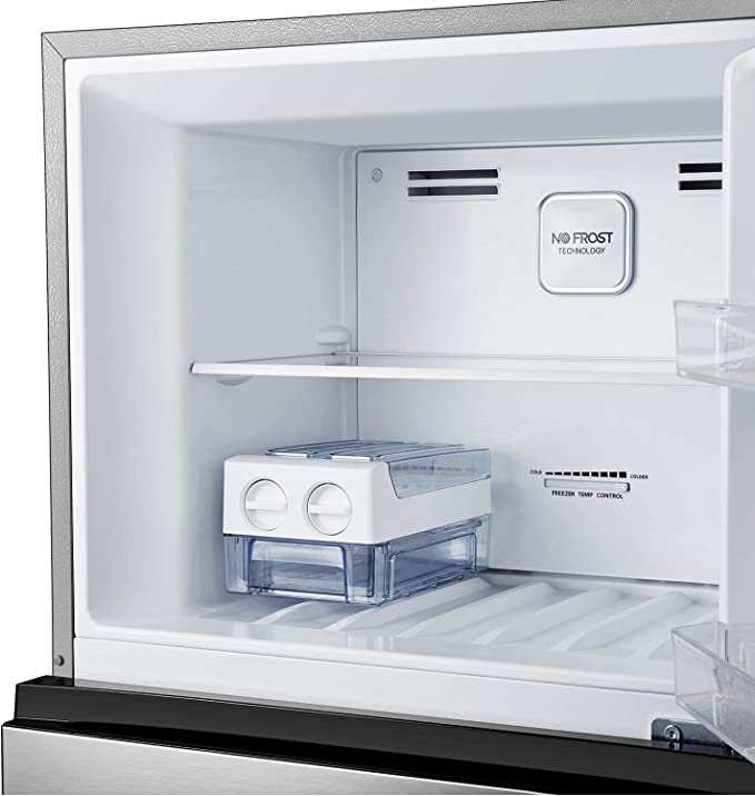 Hisense Double Door Top Mount Refrigerator 466 Liters - Silver