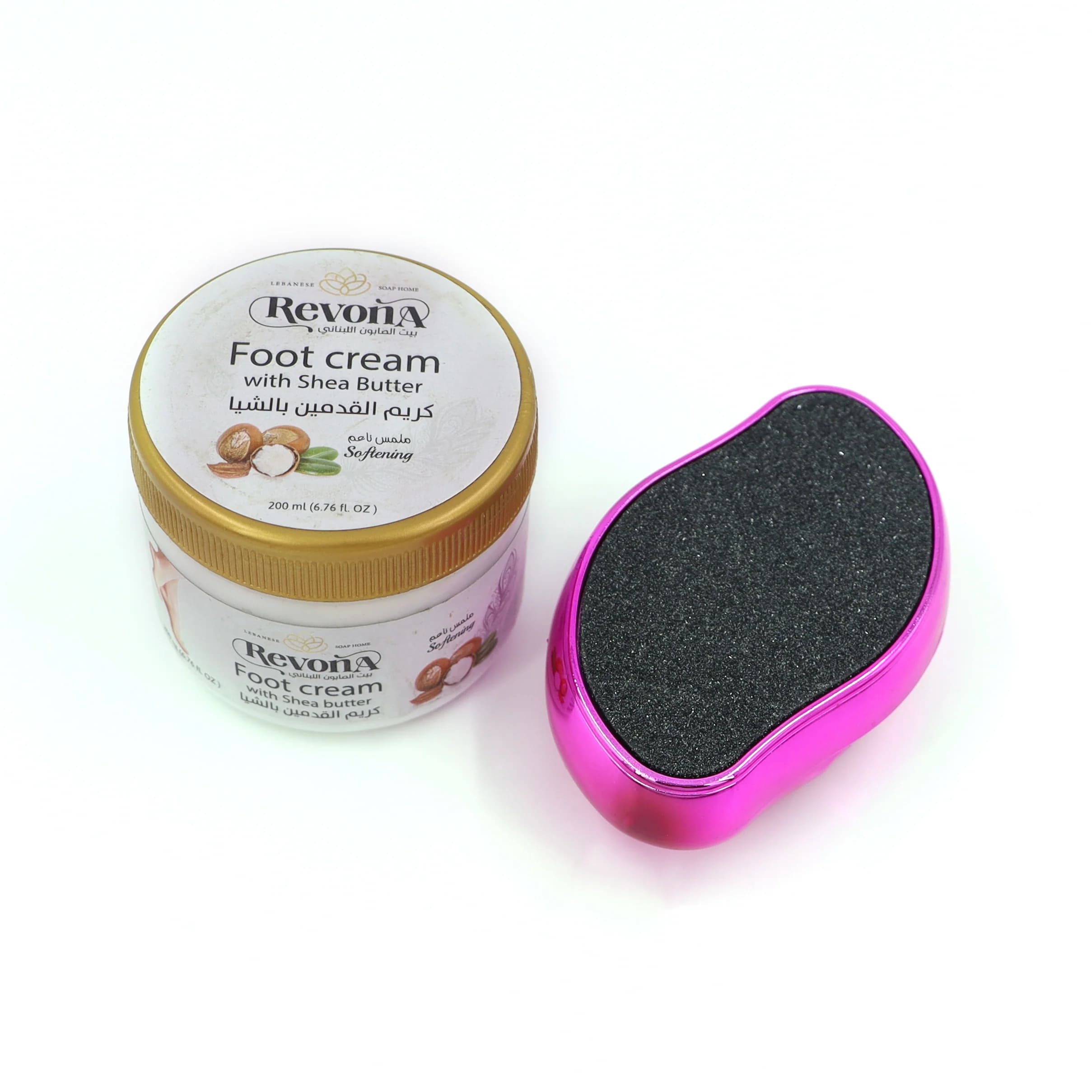 Foot cooler with Revona Shea Foot Cream