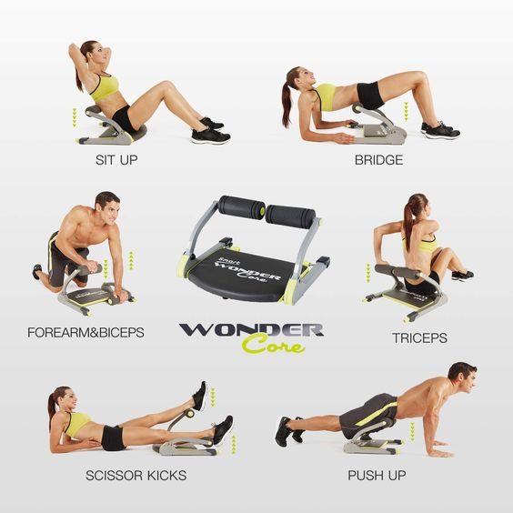 Wonder smart Muscles Building Exercises- Compact & Portable with Original Training App & Fitness Guide