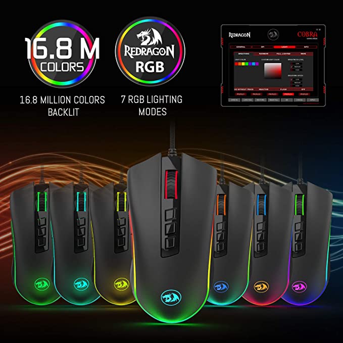 Cobra M711 gaming consoles with RGB by Redragon