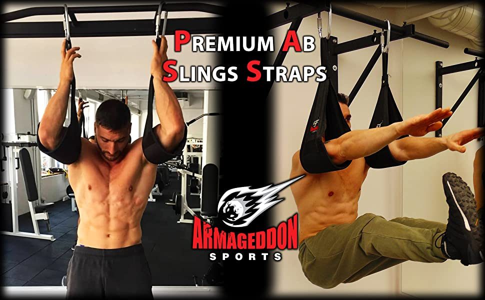 Fitness Hanging Ab Straps for Abdominal Muscle Building and Core Strength Training