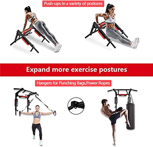 HASHTAG FITNESS Wall Mounted Pull Up Bar Multifunctional