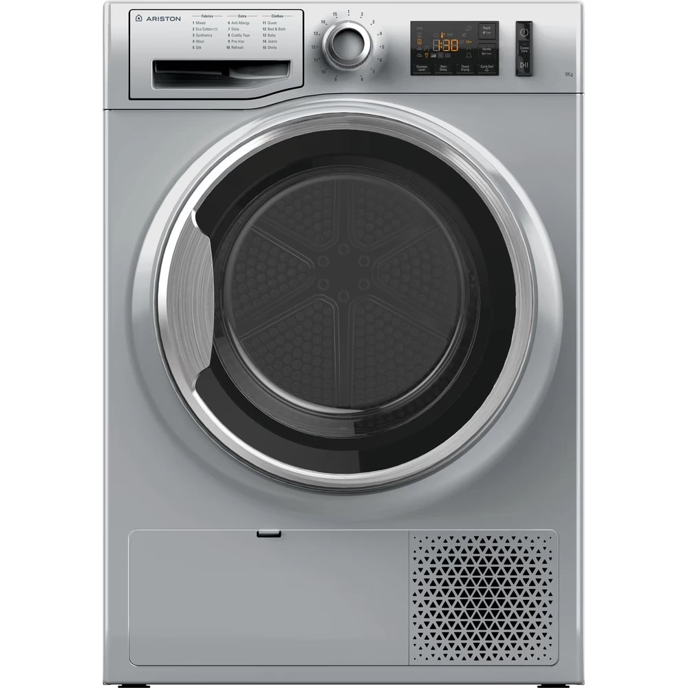 Ariston Dryer 9Kg 15 Programs (Silver)