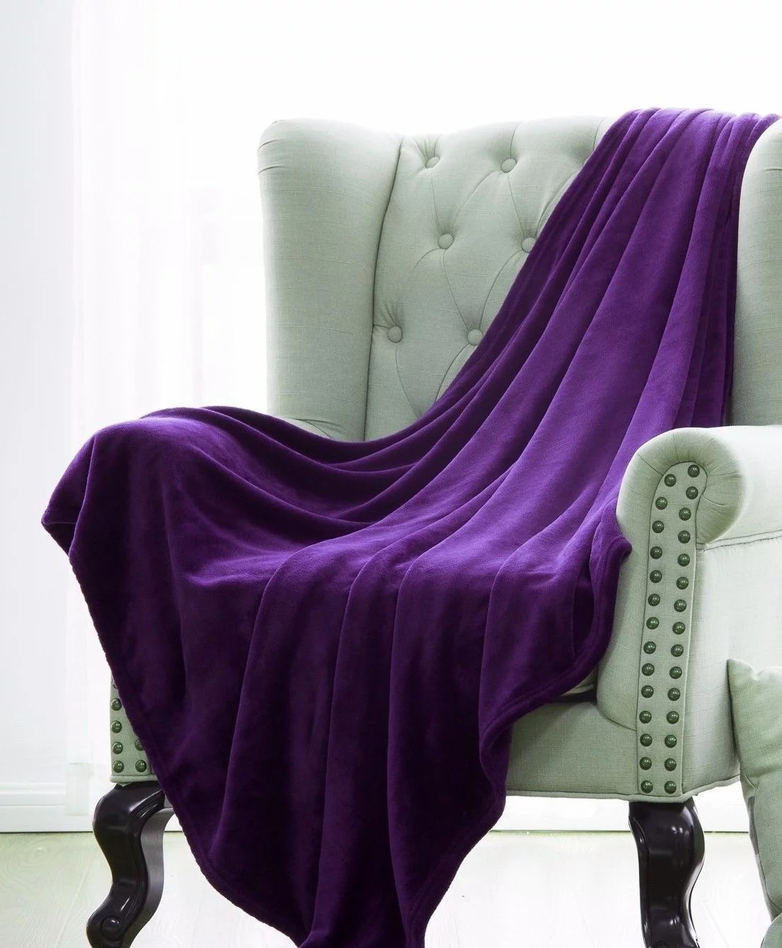 Blankets with a single coverall in purple