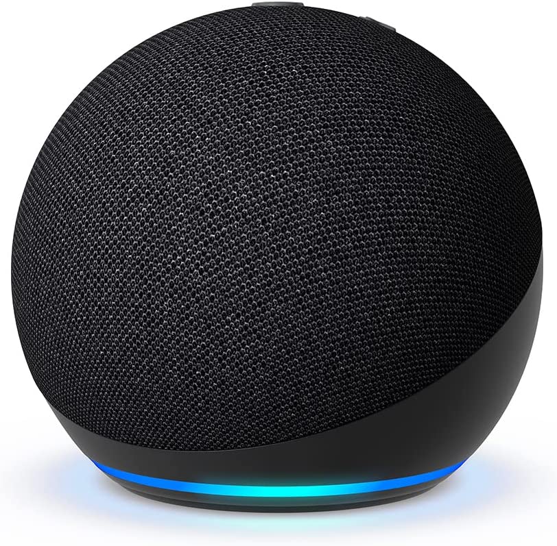 Amazon - Echo Dot (5th Gen) Smart Bluetooth Speaker With Vibrant Sound And Alexa