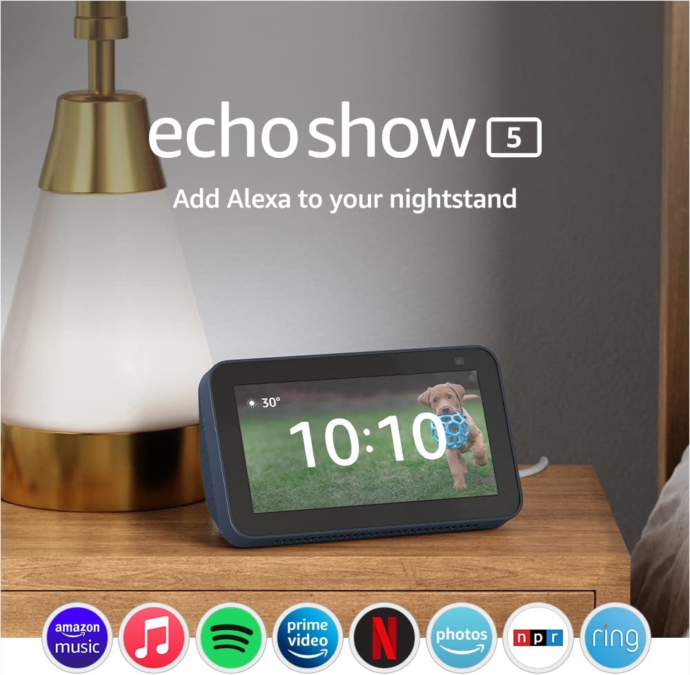 Echo Show 5 (2nd Gen)  Smart display with Alexa and 2 MP camera