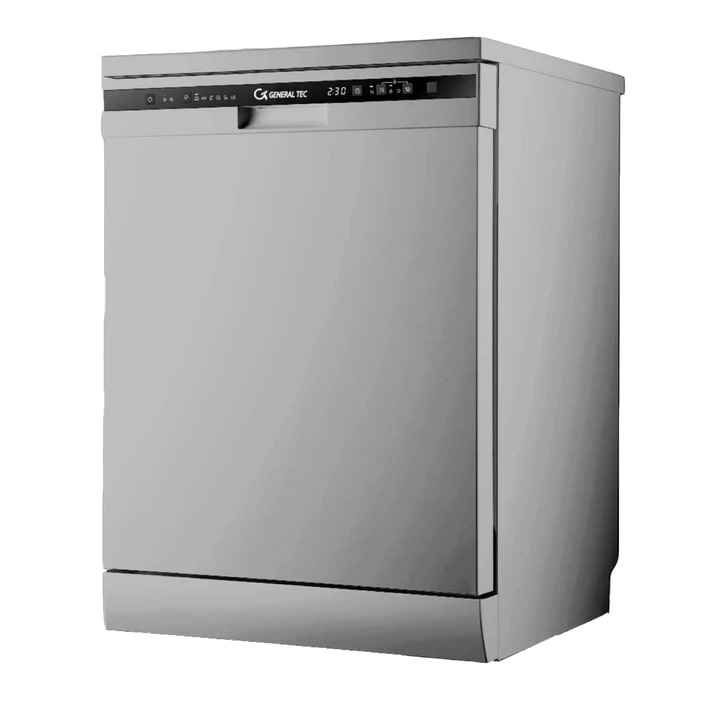 General Tech Dishwasher 12 Setting 6 Programs - Silver