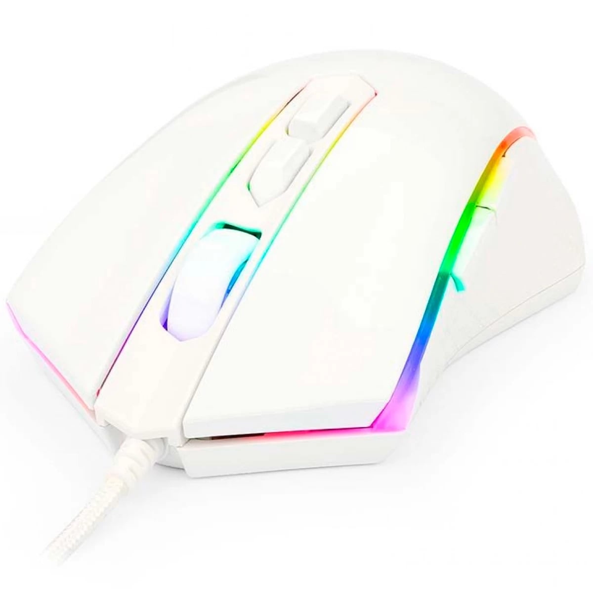Redragon M607 Griffin 7200dB RGB Gaming Mouse - White