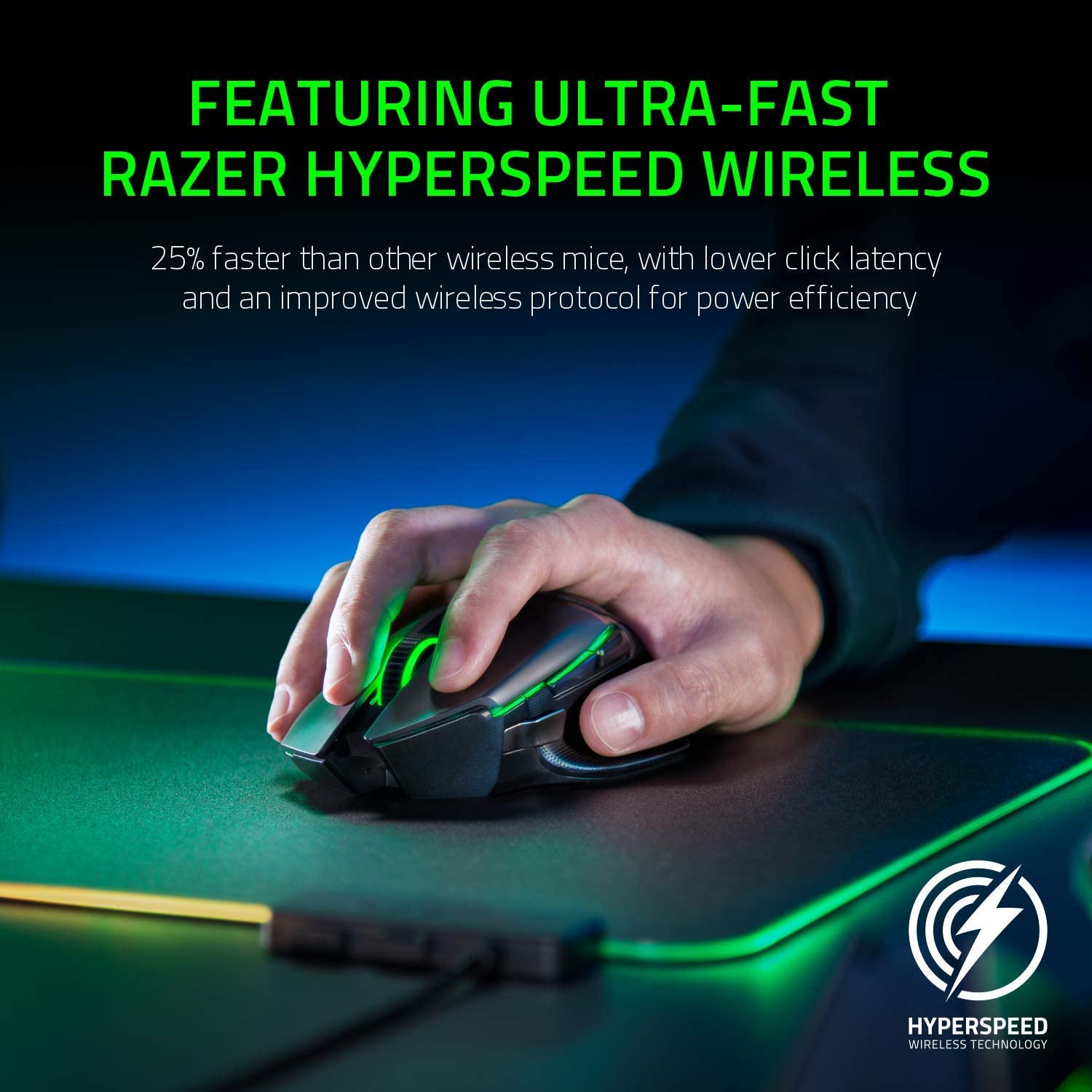 Razer Basilisk Ultimate HyperSpeed Wireless Gaming Mouse with Charging Dock