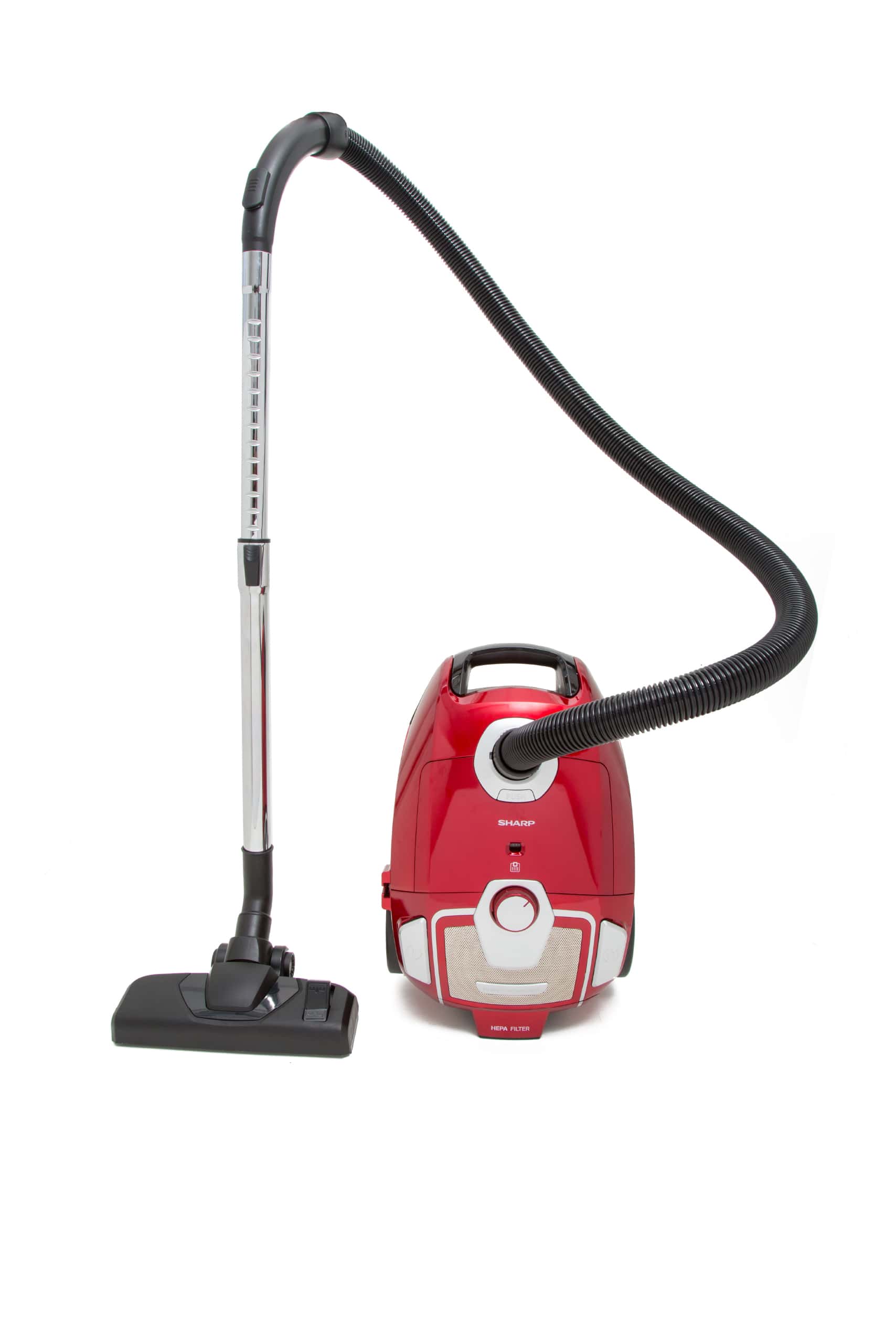 Sharp bag vacuum cleaner 2000 watts - red