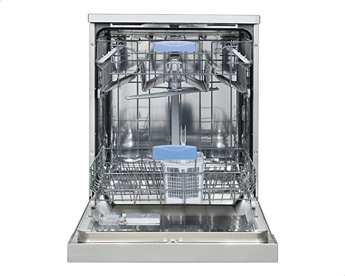 Tornado DWS-A12CDT-S Dishwasher with LED Display, 8 Programs, 60 cm - Silver