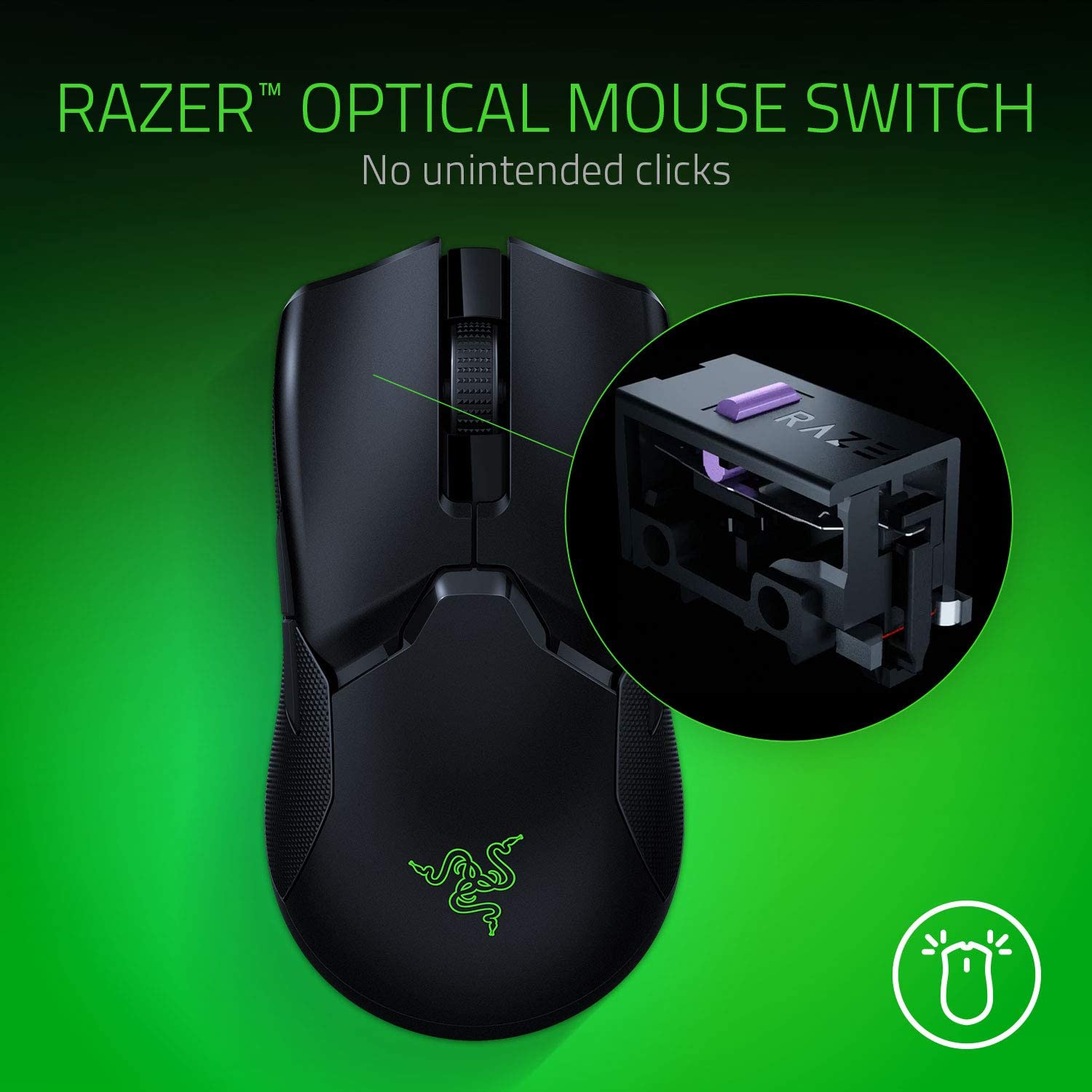 Razer Viper Infinite Speed Lightweight Wireless RGB Mouse
