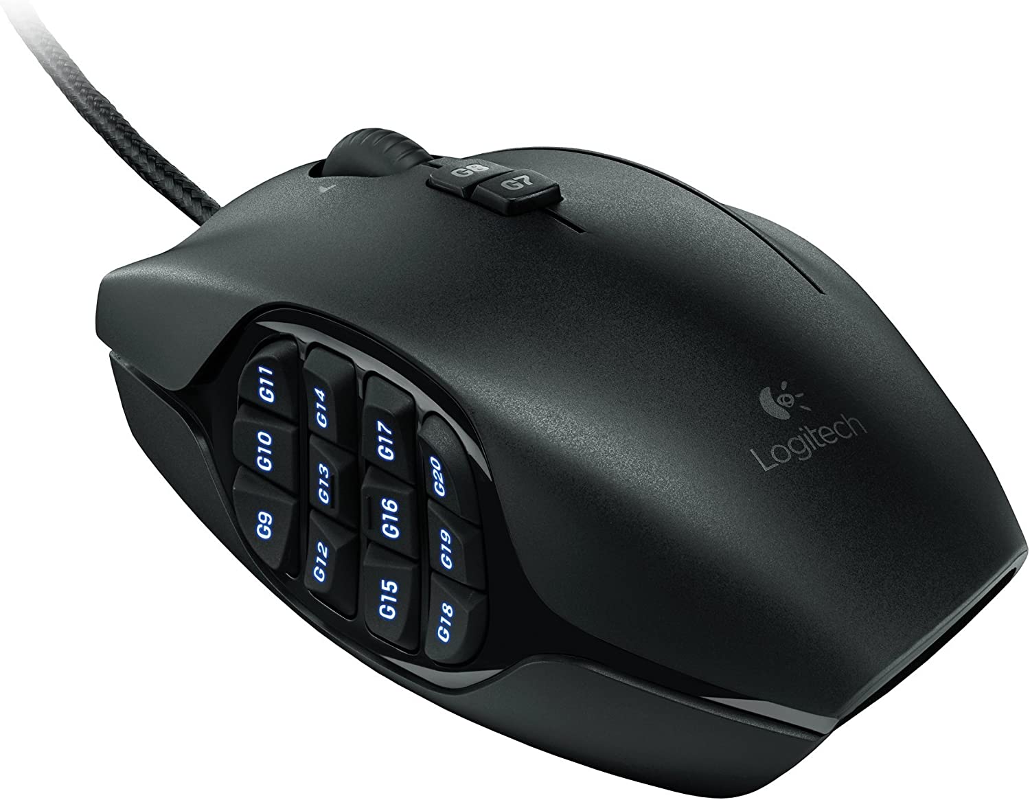 Logitech G600 MMO Wired USB Gaming Mouse (Black)