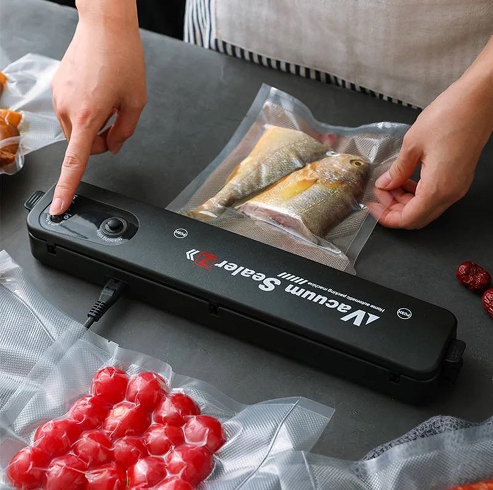 Vacuum Sealer Machine for Food Storage, Automatic Food Sealer Dry Moist Air Sealing System,