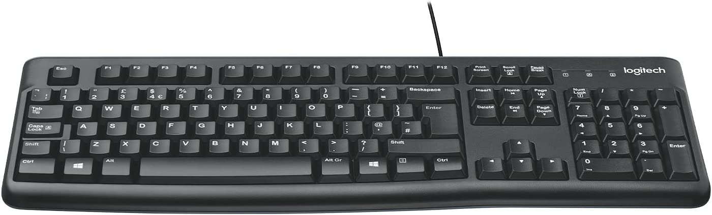 Logitech Wired Keyboard K120 Black