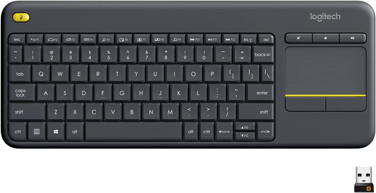 Logitech K400 Plus Wireless Touch Keyboard Arabic / Englidh