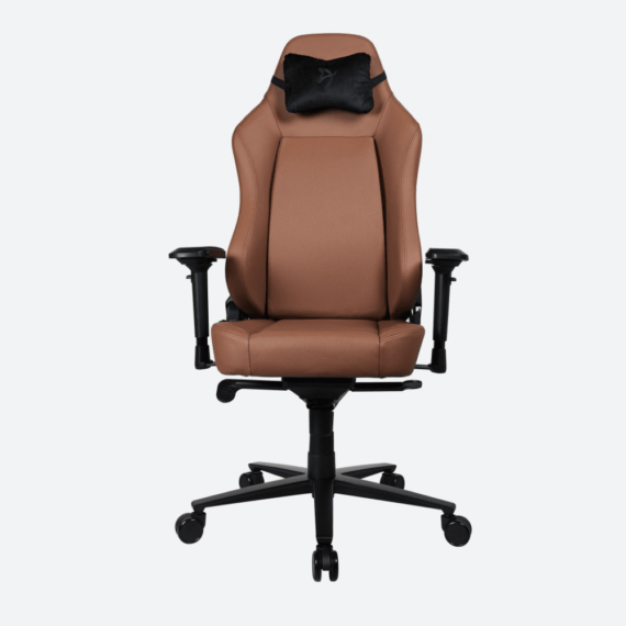 High Quality Full Arozzi Leather Chair with Integrated Plush Head Cushion Lumbar Adjustment and 4D Armrests