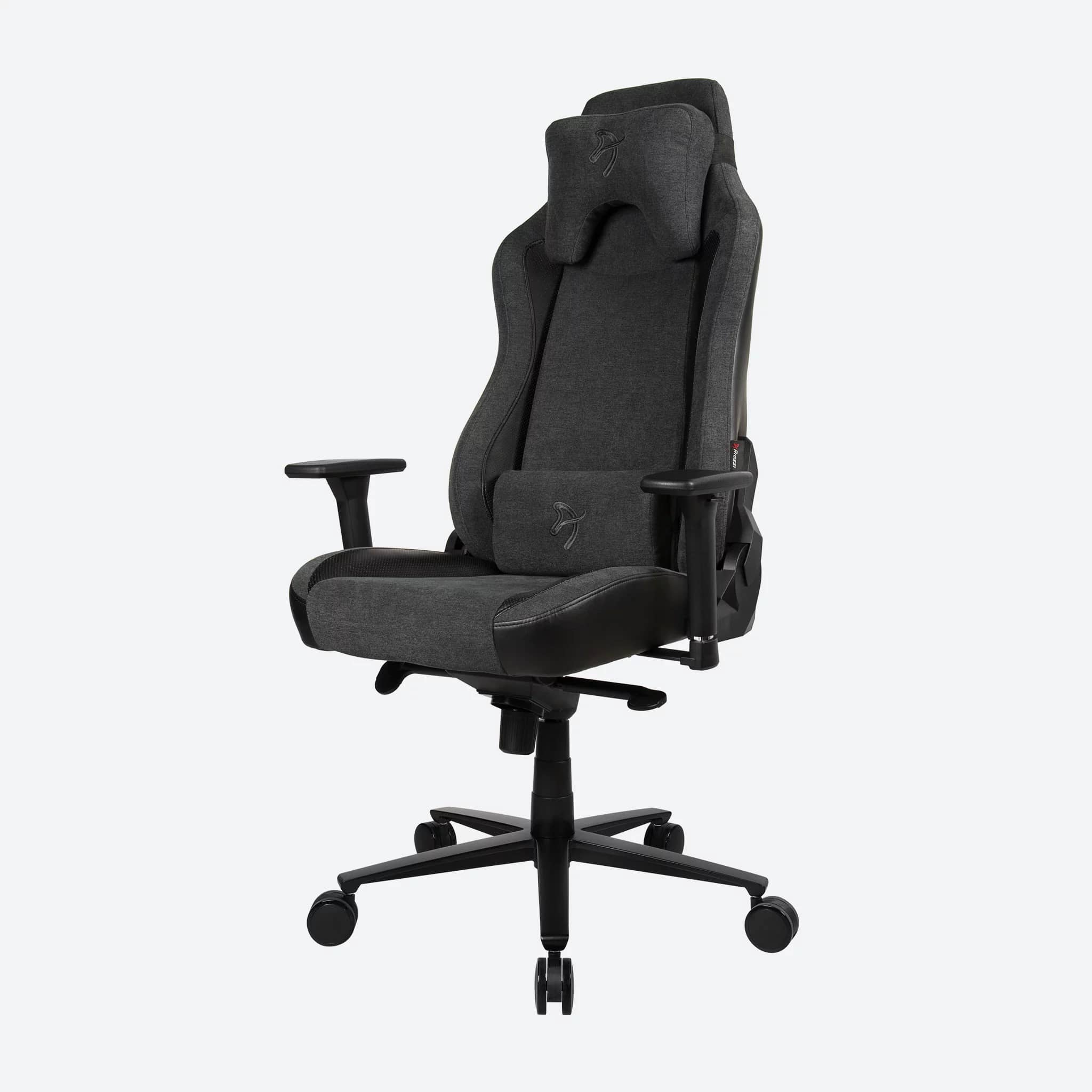 Arozzi PU Leather Gaming Chair with Armrests 3D Fabric Hybrid Furniture Top Level