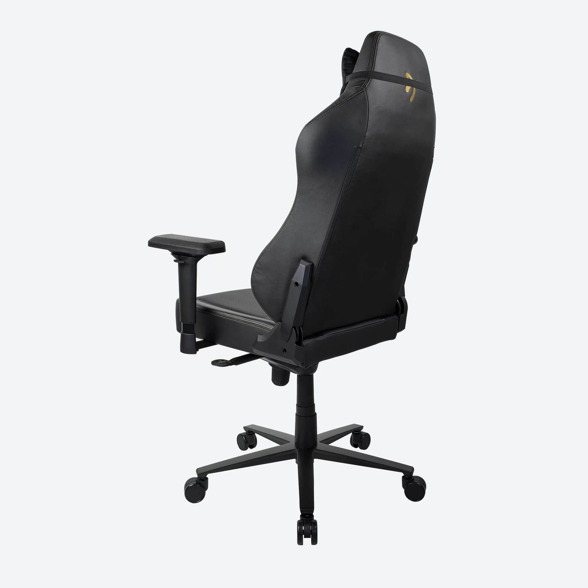 Arozzi Primo PU Leather Gaming Chair - Gold Logo