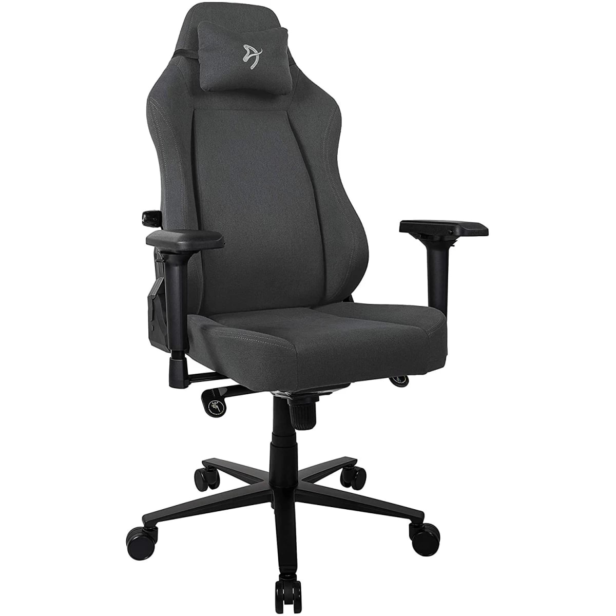 Arozzi Primo PU Leather Gaming Chair - Gray Logo