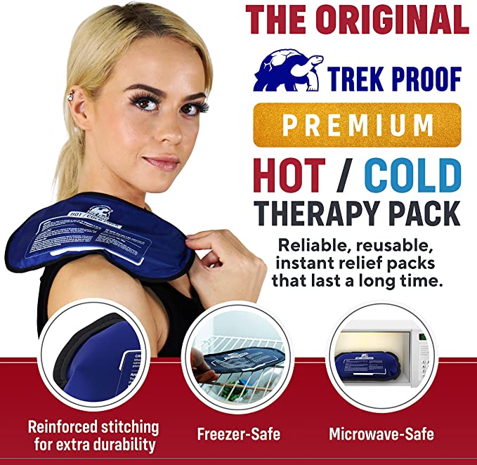 Ice Pack – Reusable Hot and Cold Therapy Gel Wrap Support Injury Recovery, Alleviate Joint and Muscle Pain