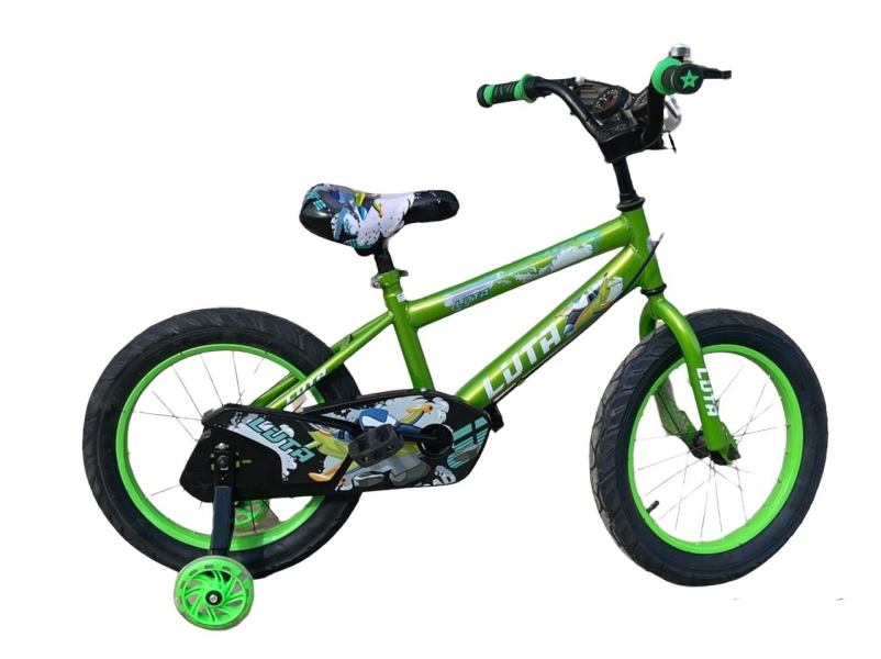 16 inch Green bicycle for kids