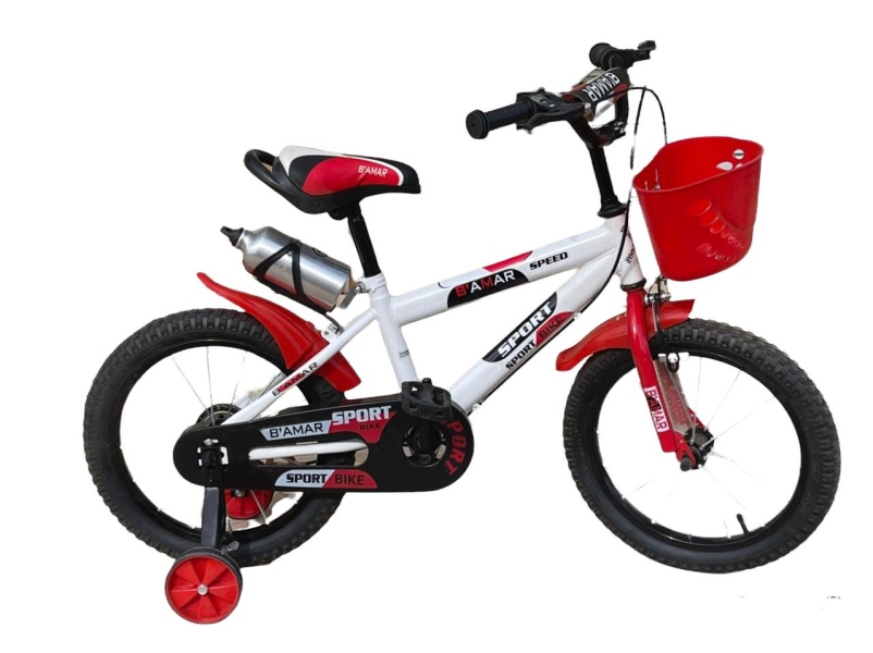 16 inch White & Red bicycle for kids