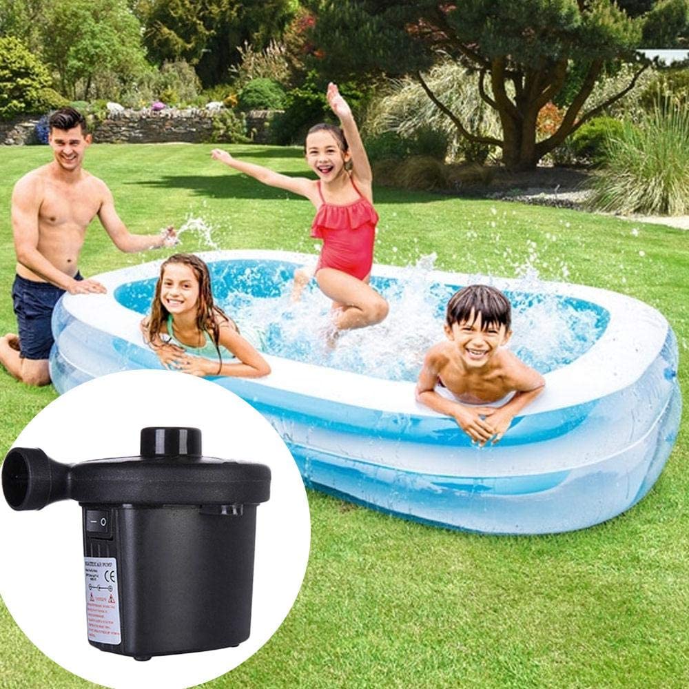 Quick-Fill Electric Air Pump With 3 Nozzles