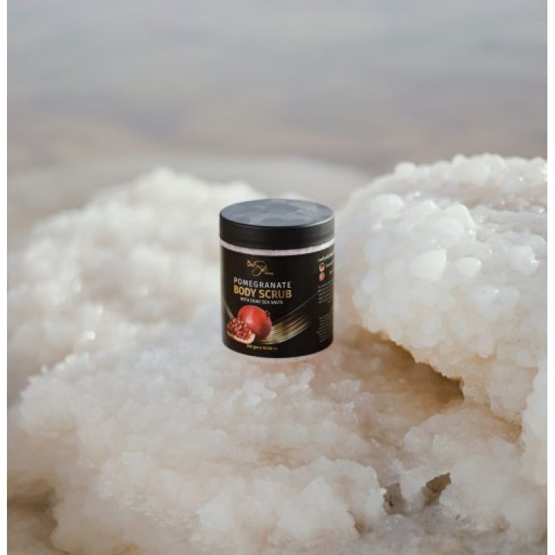 Dr. Safi Face And Body Scrub With Dead Sea Minerals, Pomegranate Flavor, 300 Gram